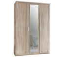 Armoire De Rangement Pour Enfant En Panneaux De Particules, Imitation Chêne - Dim : 135 X 210 X 58 Cm