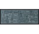 Tapis De Cuisine En Polyamide Grand Cru - Dim : 50 X 120 Cm