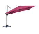 Parasol Déporté Molokai Carré 3x3m Fuchsia