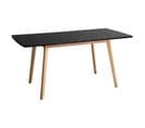 Table Extensible Helga 120 / 160cm Noire