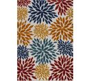 Tapis D'extérieur Rectangle - À Motif Floral - 120x160 cm - Cabana - Multicolore