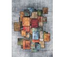 Tapis De Salon Rectangulaire Lavable En Machine A Motif Abstrait 160x230 Cm - Stampa 2116 - Gris