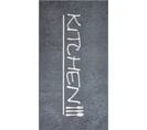 Tapis De Cuisine Rectangulaire Lavable En Machine Kitchen 50x80 Cm - Stampa 8170 - Anthracite