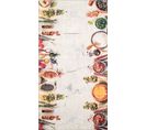 Tapis De Cuisine Rectangulaire Lavable En Machine Ustensils 80x150 Cm - Stampa 8492 - Blanc