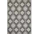 Tapis De Salon Interieur Exterieur Acapulco Gris Losanges 200x290cm