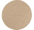 Tapis De Salon Intérieur Extérieur Rectangle Nature  Aspect Jute Beige 160x160cm