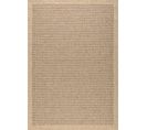 Tapis De Salon Intérieur Extérieur Rectangle Nature  Aspect Jute Marron 60x90cm