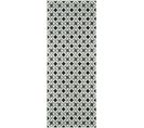 Tapis De Cuisine Carreaux De Ciment - 70x180 Cm - Azulejos - Noir