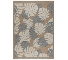 Tapis à Motif Feuille Bleu Intérieur Et Extérieur Tulum 160x230