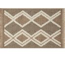 Tapis à Motif Scandinave Noir Intérieur Et Extérieur Tulum 60x90