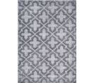 Tapis De Salon - Motif Contemporain - 160x230 Cm - Harmonie - Gris