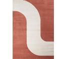 Tapis De Salon Nely Vague Brun 80x150