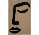 Tapis De Salon Palma Visage Noir 120x170