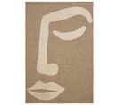 Tapis De Salon Palma Visage Blanc 120x170