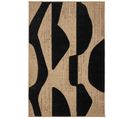 Tapis De Salon Palma Relief Noir 160x230