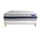 Ensemble Matelas Ressorts Ensaches Et Memoire De Forme 160x200 Actiflex Ergo Ep:24 Cm - Sommier Kit