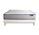 Ensemble Matelas Ressorts Ensaches Et Memoire De Forme 160x200 Actiflex Form Ep:22 Cm - Sommier Kit