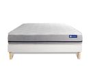 Ensemble Matelas Ressorts Ensaches 140x200 Actiflex Soft Ep:20 Cm - Sommier Kit Blanc