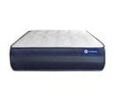 Ensemble Matelas Memoire De Forme 90x190 Actimemo Tech Ep:24 Cm - Sommier Kit Blanc