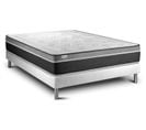 Ensemble Matelas Ressorts Ensaches Et Memoire De Forme 140x200 Vital Care Ep:26 Cm - Sommier Kit Bla