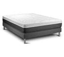 Ensemble Matelas Mousse Polyurethane à Memoire De Forme 160x200 Vital Soft Ep:24 Cm - Sommier Kit Gr