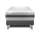 Ensemble Matelas Mousse Polyurethane à Memoire De Forme 90x200 Vitalmemo Back Ep:26 Cm - Sommier Kit