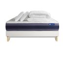 Ensemble  Matelas Memoire De Forme Actimemo Morpho 160x200 5zones Confort + Sommier Kit Blanc + 2 Or