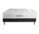 Ensemble Matelas Ressorts Ensaches Et Memoire De Forme 160x200 Windsor Ep:26 Cm - Sommier Kit Noir