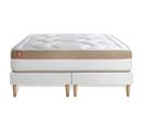 Ensemble Matelas Memoire De Forme 200x200 Le Cosy Ep:30cm - Sommier Blanc