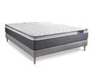 Ensemble Matelas Ressorts Ensaches Et Memoire De Forme 200x200 Actiflex Plus Ep:26 Cm - Sommier Kit