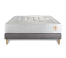 Ensemble Matelas Ressorts Ensaches Et Memoire De Forme 160x200 Vingt-quatre Ep:24 Cm - Sommier Kit G