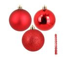 Set De 9 Boules Rouge