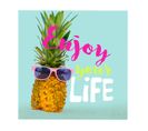 Lot De 20 Serviettes Papier Enjoy Ananas