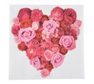 Lot De 20 Serviettes Papier Coeur Roses