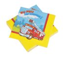 Lot De 20 Serviettes Papier Pompier