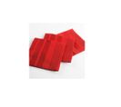 3 Serviettes De Table Jacquard Smart Rouge 40 X 40 Cm