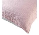 Housse De Coussin Cottage 45 Cm Rose / Gris