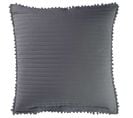 Housse De Coussin Dorine Anthracite 60 cm