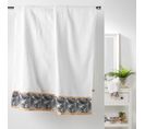 Serviette De Bain 90 X 150 Cm Orbelles Blanc