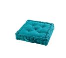 Coussin De Sol Matelassé Bleu 45cm