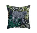 Coussin Passepoil Tropical Green 40x40cm
