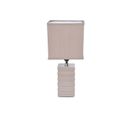 Lampe Pilier Strie Taupe