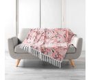 Plaid 125x150cm Jardin D'interieur Rose