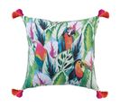 Coussin Déhoussable Oiseaux Tropical