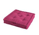 Coussin De Sol Matelassé Framboise 60cm