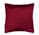 Housse De Coussin Polyester Shantung Uni Shana Bordeaux 40 X 40 Cm