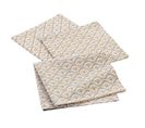 3 Serviettes De Table Coton Meridienne