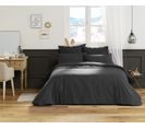 Housse De Couette Agathe Poivre Anthracite 200x200cm