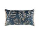 Coussin Franges Tropic Adelore Bleu