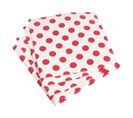 Lot De 20 Serviettes En Papier Point Rouge